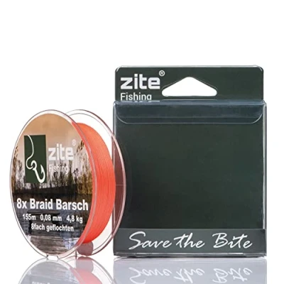 Immagine di Zite Fishing 8 corde intrecciate per pesce persico 155 m, 0,08 mm, 4,8 kg
