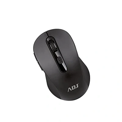 Immagine di adj MW136 6D Pure Evo Mouse Wireless 3600 DPI, Senza Fili 2.4G con Ricevitore Incluso, 5 Tasti scroll, Per Notebook, PC, Laptop, Computer, Nero