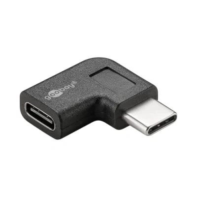 Immagine di Goobay 45402 Adattatore da USB C a 90, Nero