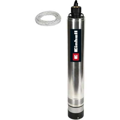 Immagine di Einhell GC DW 1000 N Pompa di profondità (1000 W, portata max 6500 L/h, prevalenza 45 m, immersione 19m, 6 giranti, incl. 22 metri corda)