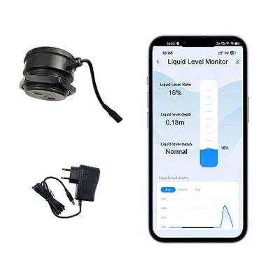 Immagine di Smart TLC 2206 WiFi Serbatoio dell&#039;acqua Monitor Indicatore del livello liquido Regolatore di Monitoraggio remoto TUYA Rilevatore intelligente