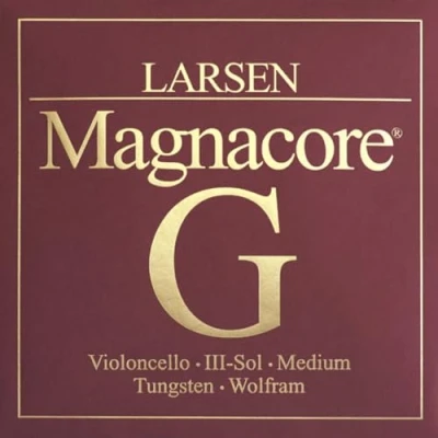 Immagine di Corde per violoncello LARSEN STRINGS Magnacore G Tungsteno Medio