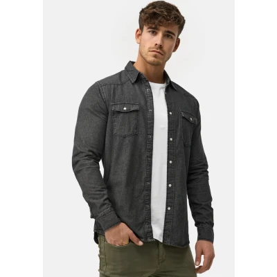 Immagine di Indicode Jeans MIKE Camicia, Uomo, Taglia: Large, Black