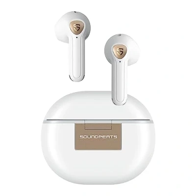Immagine di SoundPEATS Air3 Deluxe HS Cuffie Bluetooth Wireless Hi Res Audio Codec LDAC Semi in ear, Auricolari 5.3 Cancella ENC Chiamate, Controllo APP, Driver da 14,2 mm, 20 Ore di Riproduzione