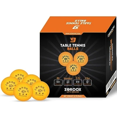 Immagine di ZOROOX Presentazione delle palline da ping pong, l&#039;aggiunta perfetta al tuo gioco pong! Le nostre pong di alta qualità sono realizzate per garantire durata e precisione du