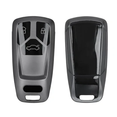 Immagine di kwmobile Custodia Compatibile con Audi 3 tasti Smart Key (solo Keyless Go) Cover Chiavi Auto Protezione Copri Telecomando Copertina Chiave Copertura Gommata Silicone TPU