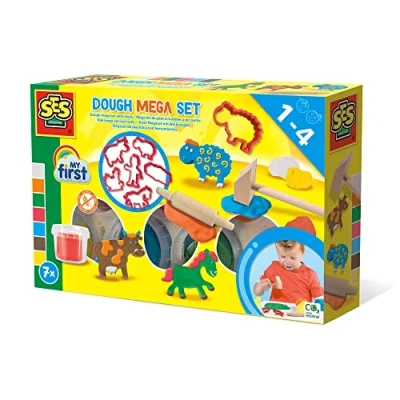 Immagine di SES Creative My First Mega Set di plastilina con Utensili, Colore Various, 14438