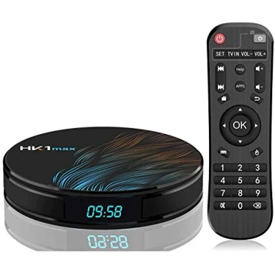 Immagine di Sofobod HK1 MAX TV Box Android 10.0 Box, 4GB RAM 64GB ROM, Quad Core 64bit Cortex A53 CPU, 2.4G/5G Dual WiFi H.265 Decoding HD 4K BT4.0 Set Top