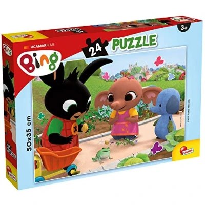 Immagine di Liscianigiochi Bing la Rana Gicoco per Bambini Puzzle, 24 Pezzi, Multicolore, 77991