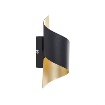 Immagine di Lindby applique &#039;Desirio&#039; dimmerabile (Moderno) colore Nero, in Metallo ad es. Cucina (1 luce, G9)