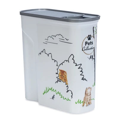 Immagine di Contenitore per crocchette gatto Curver Design giardino: fino a 2,5 kg (6 L)