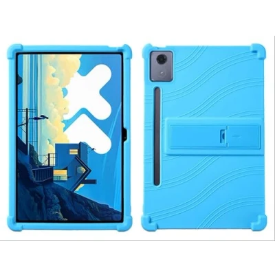 Immagine di GIOPUEY Cover Compatibile con P12 12.7 2023 Supporto Custodia Protettiva in Silicone TPU Morbida Case Blue