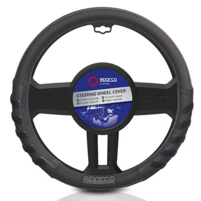 Immagine di SPARCO S101 INTL SPCS101BK Coprivolante nero 37 38cm PVC elastico