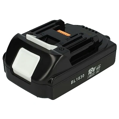 Immagine di vhbw batteria compatibile con Makita BHP452Z, BHP453RHE, BHP453, BHP453RFE, BHP453RHEX, BHP453SHE utensile elettrico (1500 mAh, Li Ion, 18 V)