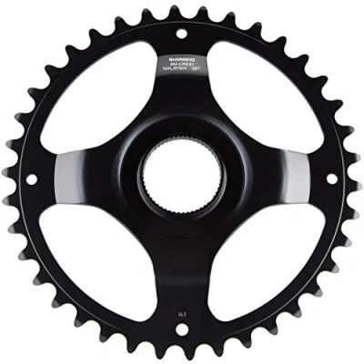 Immagine di Piattaforma con doppio paracatena Shimano FC E6100 /SM CRE61