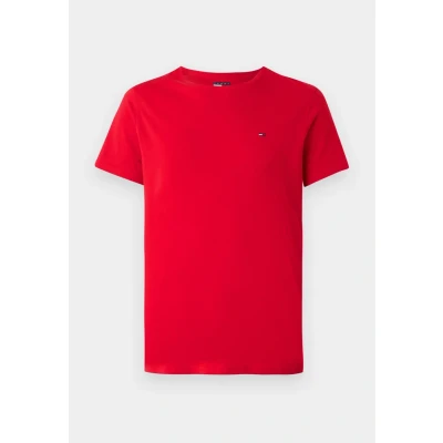 Immagine di Tommy Jeans Uomo T Shirt Maniche Corte Tjm Original Slim, Rosso (Sapphire Red), XS