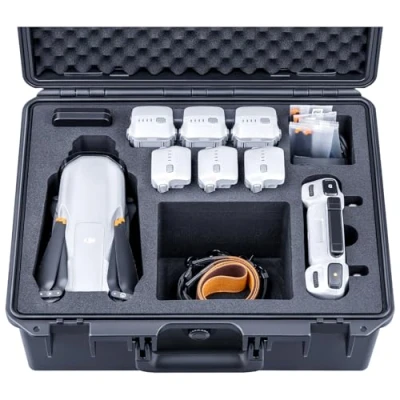 Immagine di Lykus Titan MA320 Custodia/Case/Valigia impermeabile per DJI Air 3S/Air 3, RC2/RC N3,Grande Spazio Flessibile,Supporta 7 batterie [SOLO CUSTODIA]