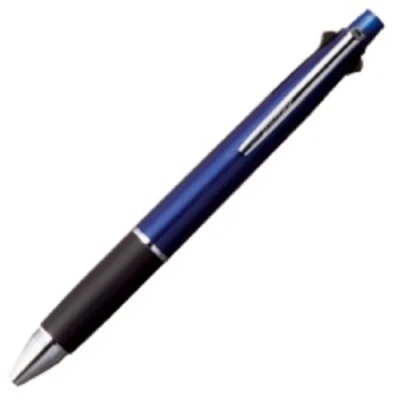 Immagine di Uni Jetstream MSXE510005.9 Penna a sfera da 0,5 mm e matita mm, corpo blu navy