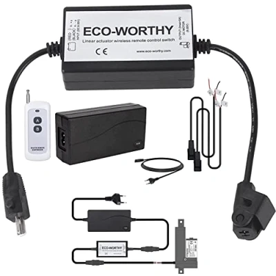 Immagine di DCHOUSE Controller lineare DC8 30 V 5 A Kit di controllo del motore senza fili con adattatore AC/DC 12 per attuatore