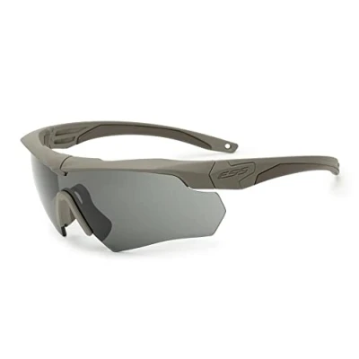 Immagine di ESS Occhiali da sole Crossbow ONE anti appannamento Eyeshield Terrain Tan con lenti grigio fumo