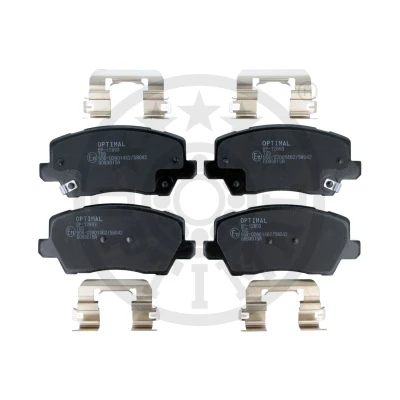 Immagine di OPTIMAL Kit pastiglie freno Assale anteriore con segnalatore acustico usura BP 12893 KIA: Picanto III