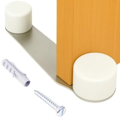 Immagine di Brinox 84D18 fermaporte, con supporto, Colore Bianco, 32 x 10