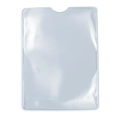 Immagine di HERMA 5016 Custodia porta badge (80 x 115 mm, trasparente) adatta per documenti in formato DIN A7, 25 custodie carte di credito