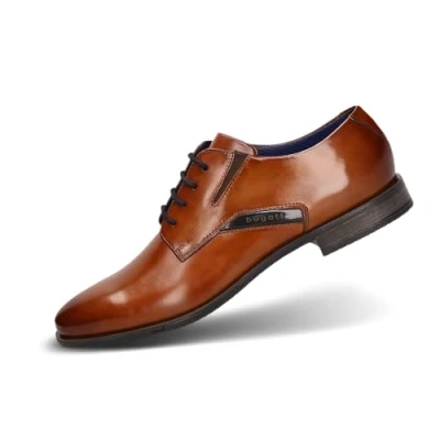 Immagine di bugatti Scarpe da Uomo 312 afy04, Cognac, 44, Stringata, Marrone, EU Larga