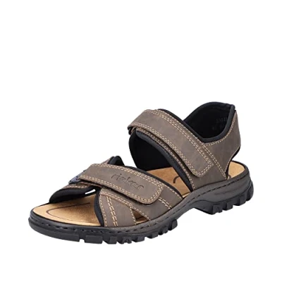 Immagine di Rieker Herren Sandalette, Sandali A Punta Chiusa Uomo, Braun (Tabak/Schwarz / 27), 40 EU