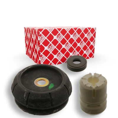 Immagine di FEBI BILSTEIN 03341 Supporto ammortizzatore a molla Assale anteriore con cuscinetto sfere Gomma
