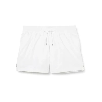 Immagine di Calvin Klein Uomo Pantaloncino da Bagno Medium Drawstring Lungo, Bianco (Pvh Classic White), XXL