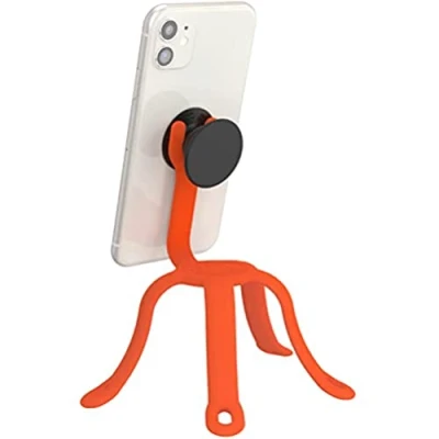 Immagine di PopSocket PopGrip PopMount 2 Flex, Supporto e Treppiede de Silicone Flessibile senza Adesivo, Compatibile con Smartphone Tablet