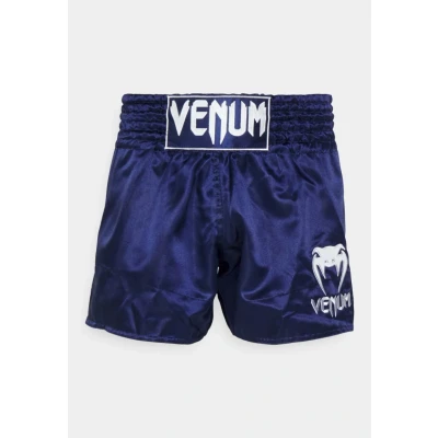 Immagine di Venum Classic MUAY THAI Short Pantaloncini sportivi, Uomo, Taglia: XL, Navy blue/white