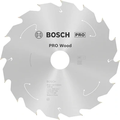 Immagine di Bosch Accessories Power Tools 2608837706 Lama circolare in metallo duro 190 x 30 mm Numero di denti: 16 1 pz.