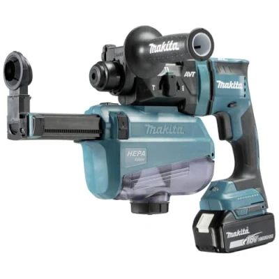 Immagine di Martello combinato a batteria SDS Plus Makita 18 V 5 Ah incl. caricabatterie