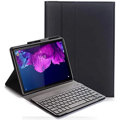 Immagine di Tastiera Custodia per Lenovo Tab P11 Pro 11.5&quot; QWERTY Ultra Sottile PU con Supporto Cover Rimovibile Wireless Keyboard TB J706F/J706L, Nero
