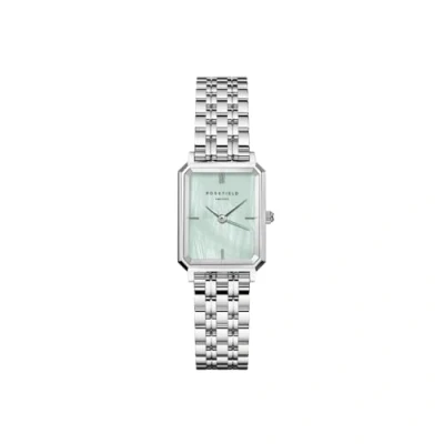 Immagine di Octagon XS Mintgrün con quadrante verde menta e cassa in argento da 19,5x24 mm OGGSS O72 acciaio inossidabile.