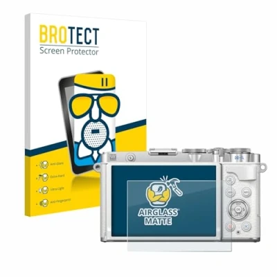 Immagine di brotect Pellicola Vetro Opaca per Olympus PEN E P7 Protezione Schermo [Anti Riflesso, Durezza 9H]
