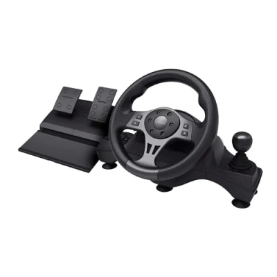 Immagine di Trust GXT 289 Movi Volante per PS4, PC, Xbox Series X/S, Nintendo Switch, da Corsa Gaming con Pedali e Leva del Cambio Simulatore di Guida/Farming Simulator / F1 Gran Turismo