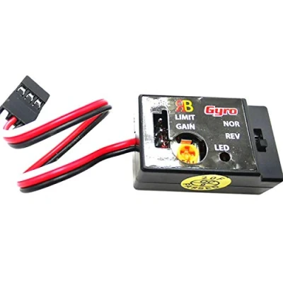 Immagine di Tongdejing Mini modulo Gyro per RC Cars Drift Drive, controllo automatico della stabilità giroscopio Sensibilità regolabile, sistema SMM analogico Car Stabilizer 4 6V WPL D12