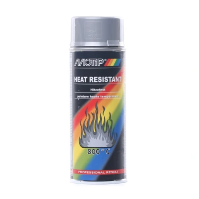 Immagine di MOTIP 04032 Vernice per motore / silenziatore Kompakt green glossy 400 ml argento
