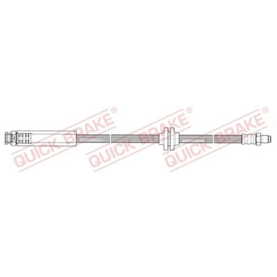 Immagine di QUICK BRAKE 35.907 Tubi Freno 404mm M10x1 con filettatura interna, esterna FIAT: Grande Punto Hatchback, 500L, Evo Hatchback