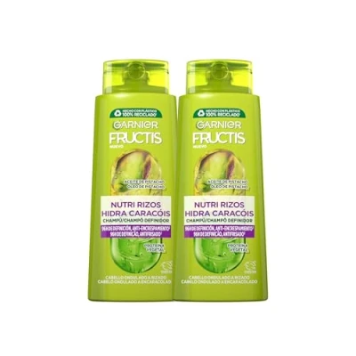 Immagine di Garnier Fructis Confezione di shampoo Nutri ricci per capelli o ondulati, 2 x 700 ml