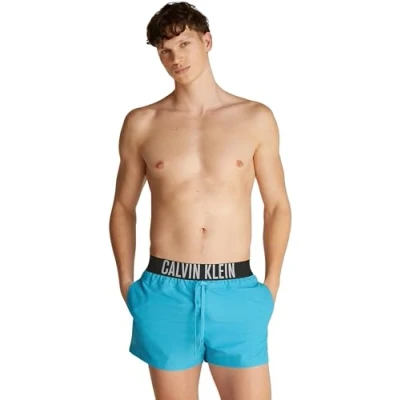 Immagine di Calvin Klein Swimwear Intense Power Shorts da mare, Uomo, Taglia: Small, Bash blue