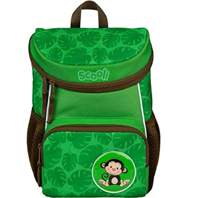 Immagine di Scooli “ Mini Me Kindergarten Backpack, Zaino per l&#039;asilo Unisex Kids, “Max Monkey, 8 l