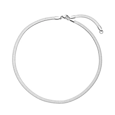 Immagine di Purelei® I&#039;lalo Choker necklace (argento) Collana donna in resistente acciaio inossidabile Collanina con ciondolo lunghezza 35 40 cm per un look personalizzato impermeabile