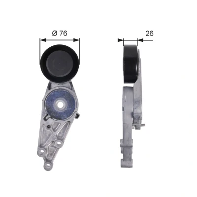Immagine di GATES FleetRunner Micro V Kit T38151 Rullo Tendicinghia AUDI: A4 B5 Sedan, B6 Avant, VOLKSWAGEN: Passat GP Variant