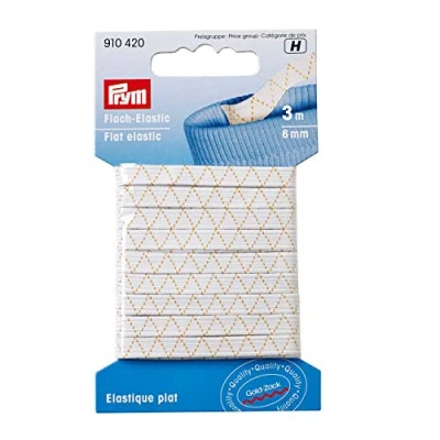 Immagine di Prym, Elastico, Bianco, 6 mm