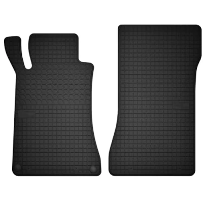 Immagine di Wielganizator Set di Tappetini in Gomma Compatibile per Mercedes CLK W209 (2001 2009) coupé, cabrio neri su misura adattamento ottimale