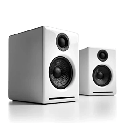 Immagine di Audioengine Altoparlanti da tavolo wireless Bluetooth A2 Plus per computer 60 W musica e giochi
